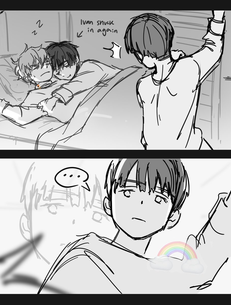 asuasumero41's tweet photo. Roomies🌈 acorn cant stop catching Ls, sorry https://t.co/xdu4uWo5jc
