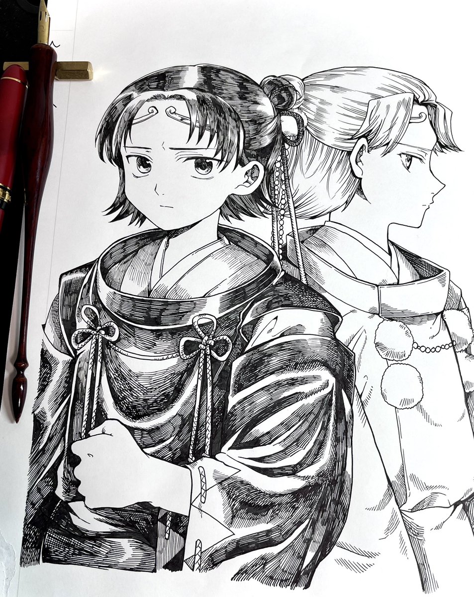 恒例の原画です✒️ 更新したばかりの最新話もぜひ