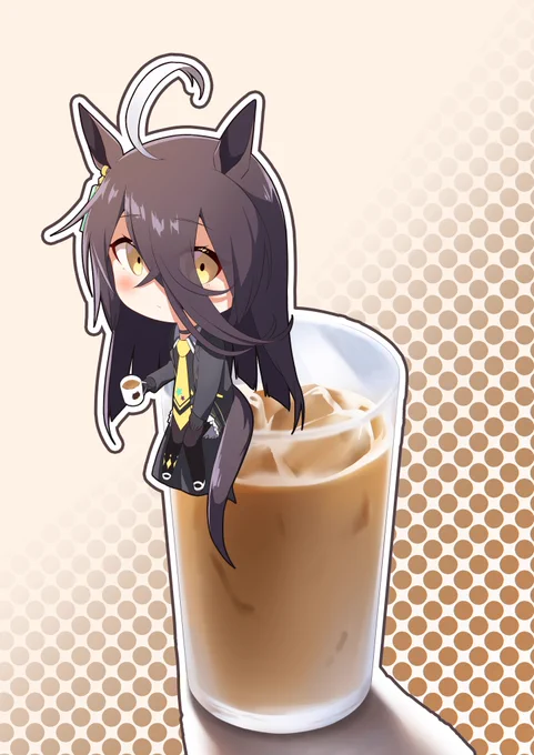 元絵はこちらのマンハッタンカフェオレです 