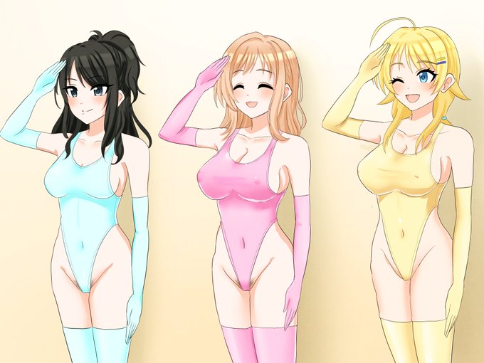 [skeb依頼]ハイグレ敬礼 