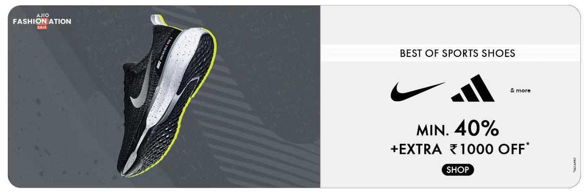 Freeecoupon's tweet photo. @ajiolife #Footwear Offer: Min 60% Off on @leecooperindia &amp; More. Activate Deal to avail this #offer

#ShopNow: https://t.co/r8UivAuip1

#dealoftheday #dealhunter #dealfinder #deals #Shoes #sportshoes #running #flashdeal #ajiolife #ajiofashion #ajiofinds #buynow #india #BestDeals https://t.co/zJePjMDazz