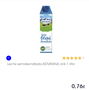 Jongonzlz's tweet image. Un pequeño hilo por curiosidad, simplemente cogiendo capturas de la tienda online de Eroski Junio 2021 vs hoy.

Leche: +38%