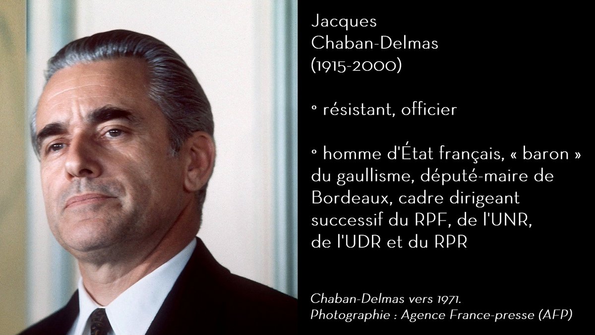 FreqHistoire's tweet photo. Jacques Chaban-Delmas, résistant, plus jeune général de l'armée française depuis le Premier Empire, effectue une grande carrière politique sous les Quatrième et Cinquième Républiques, dans les rangs gaullistes. Il est candidat de l'UDR à la Présidence de la République en 1974. https://t.co/MaCBAWO2eO