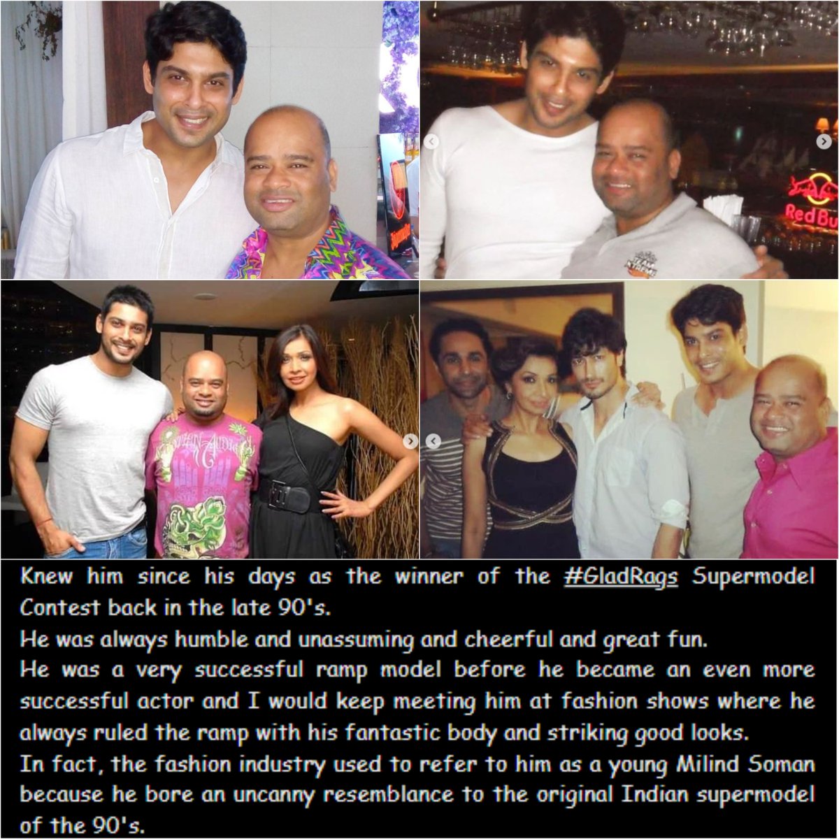 Ranjit(Fashion editor)
He was a very successful ramp model before he became an even more successful actor.He always ruled the ramp with his fantastic body&amp;striking good looks
In fact, the fashion industry used to refer to him as a young Milind Soman 
#SidharthShukla || #SidHearts