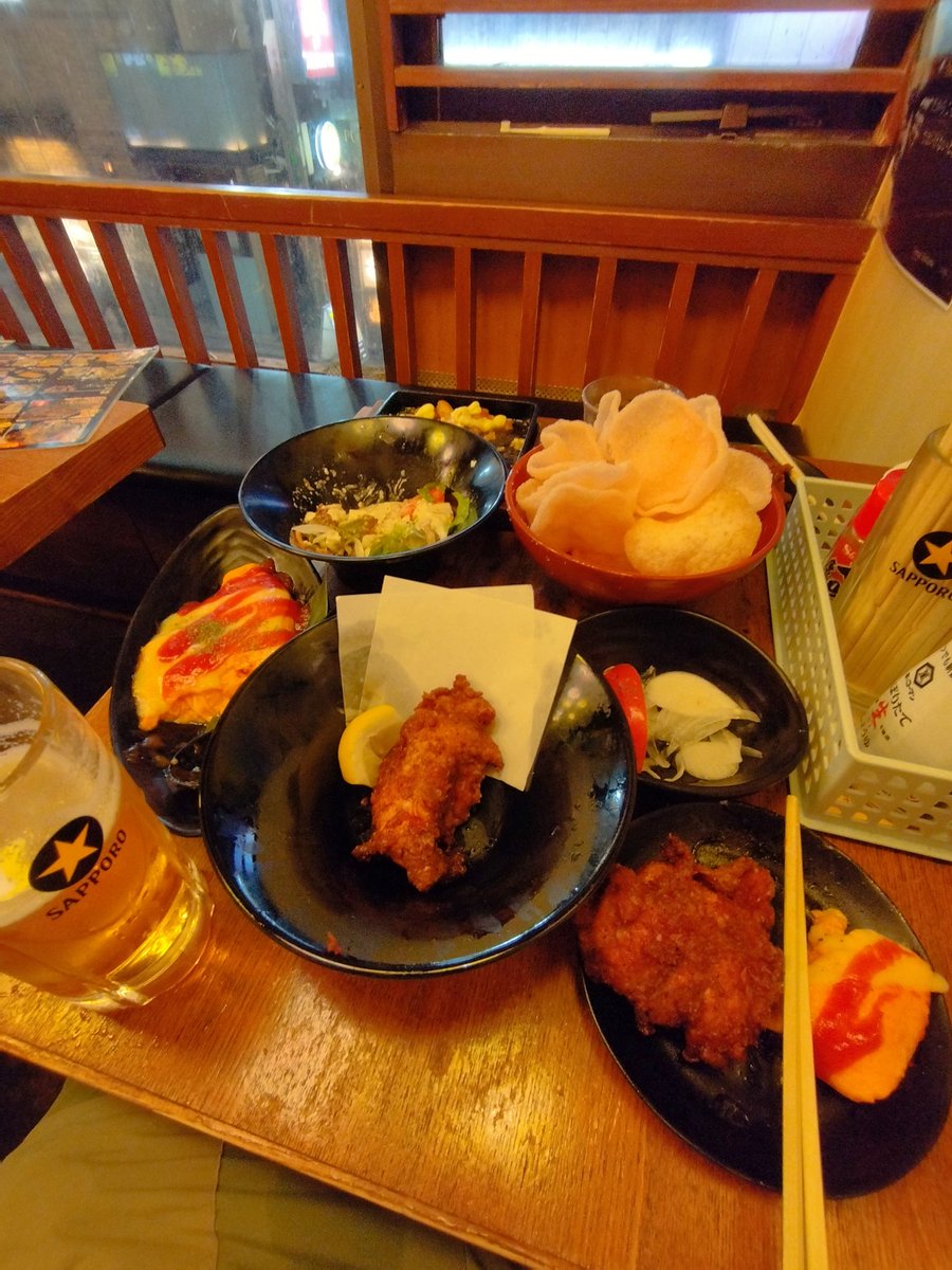 事後飲み〜楽しい！😁🍻