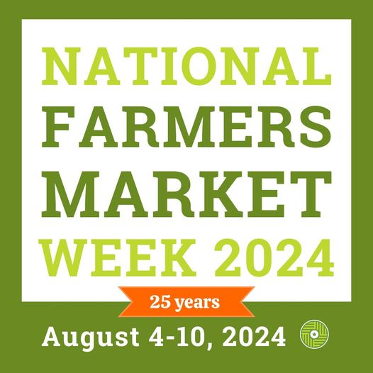 Today is officially the launch of the 25th celebration of National Farmers Market Week 🎉

Now in its 25th year, this annual celebration highlights the vital role farmers markets play in our nation’s food system.
