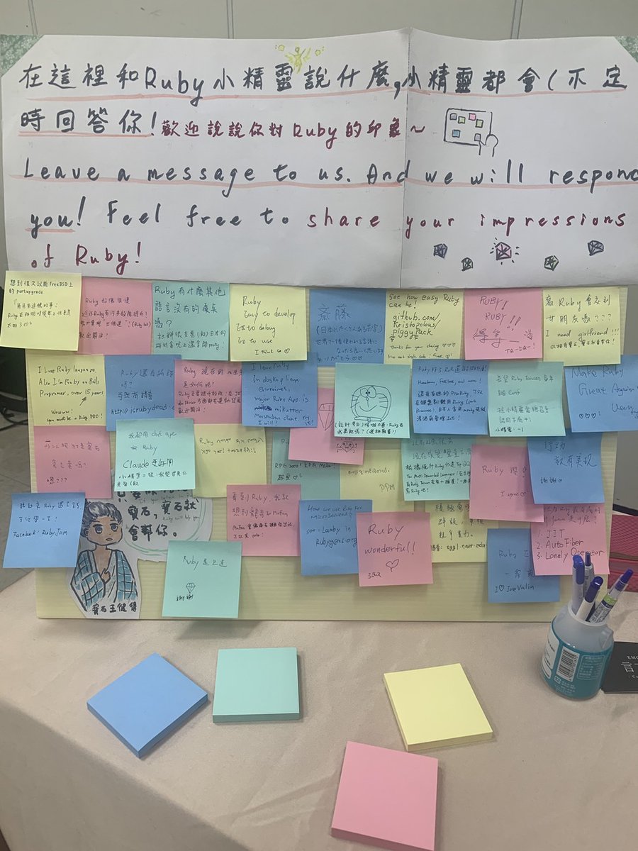 rubytaiwan's tweet photo. Thanks everyone for attending our booth! See you next time!
#COSCUP #COSCUP2024 https://t.co/aQzepLP1TX