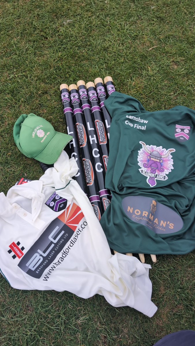 Cup Final ready, big thank you to our sponsors <a href="/LaserBradford/">Bradford Laser</a> @normansbistro @cannoneng @beaumontarms