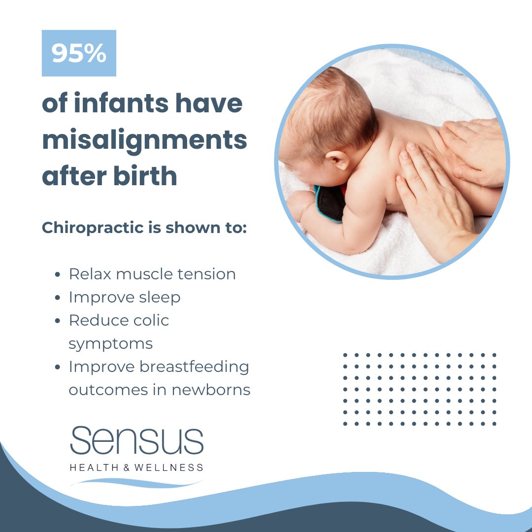 SensusHealthSW6's tweet image. Chiropractic care can be a gentle and effective way to support your baby's health and well-being. From relaxing muscle tension to improving sleep and reducing colic symptoms, our approach helps your little one thrive. 💖✨