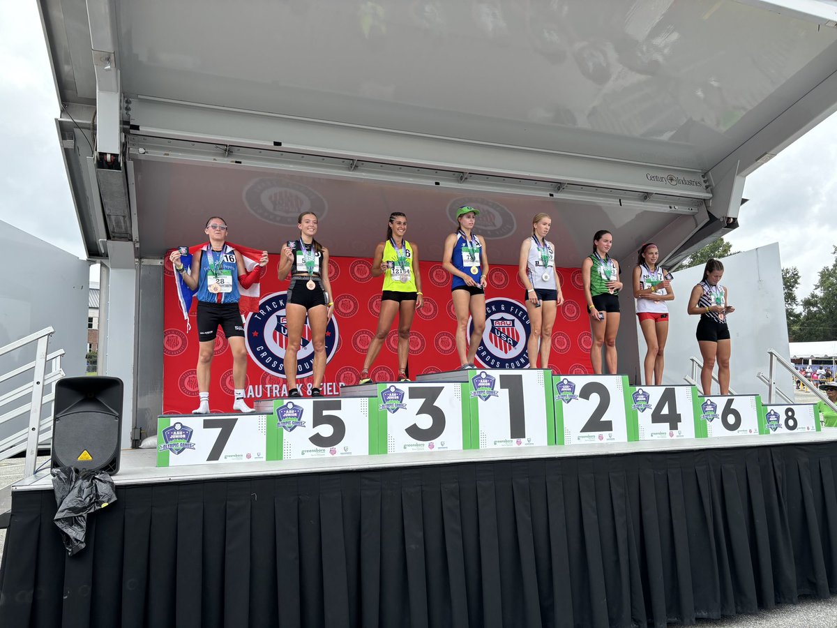 Proud of this girl! First place at the AAU Junior Nationals in the 3000m! <a href="/elizareneebush/">Eliza Bush</a>
