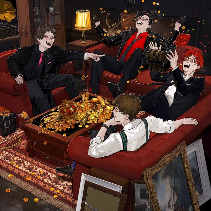 コンピミニアルバム「Monopoly」ジャケットイラスト担当させて頂きました。よろしくお願いいたします。 