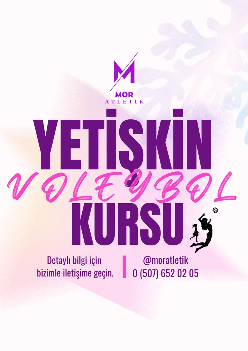 tugcecellik's tweet photo. YETİŞKİN VOLEYBOL KURSU MU ARIYORSUN ??

https://t.co/gzj495ZO1c
Grubumuza katıl güncel bilgilerden haberdar ol 💜 https://t.co/QpbmiqViz7