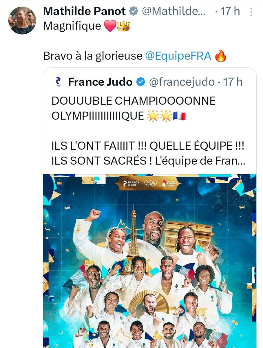 AllonZZZZenfant's tweet photo. #AlexisPoulin c'est le modèle réduit de #MathildePanot en version chromosomes XY.
Obsédés par la couleur de peau,
ils ne félicitent nos athlètes français que s'ils sont noirs.
Pour s'autoproclamer ensuite antiracistes.
C'est assez imbécile‼️
#Paris2024 https://t.co/mVUZTmJBTD