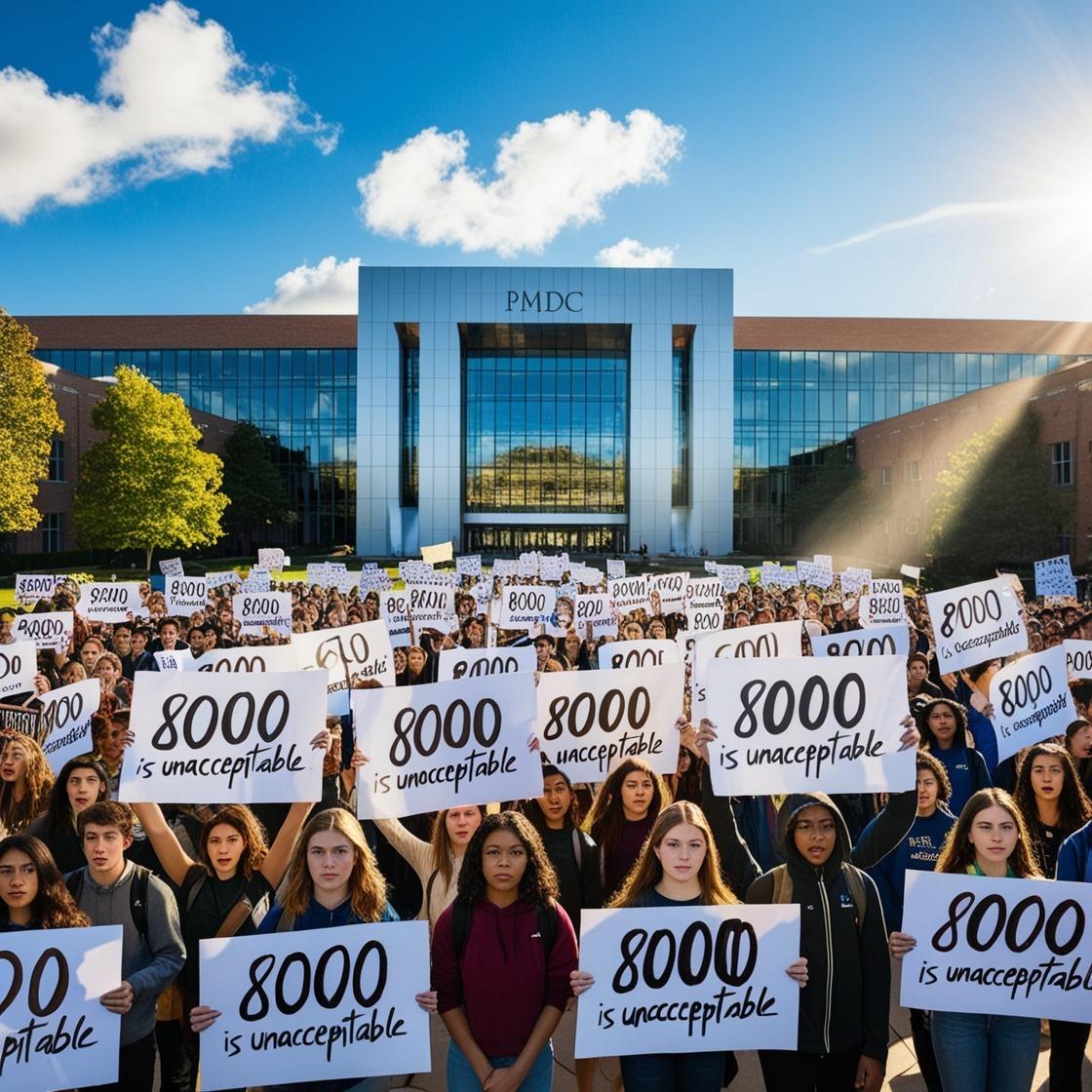 SilentAura17's tweet photo. *It's completely injustice Rs 8000 fee for students*

*This is how our institution make things difficult for poor talented people*.
#ReduceMDCATFees
#pmdc #MDCAT2024
#PMDC 
#ReduceMDCATfees 
#PMDC https://t.co/PNuc4aEtrC