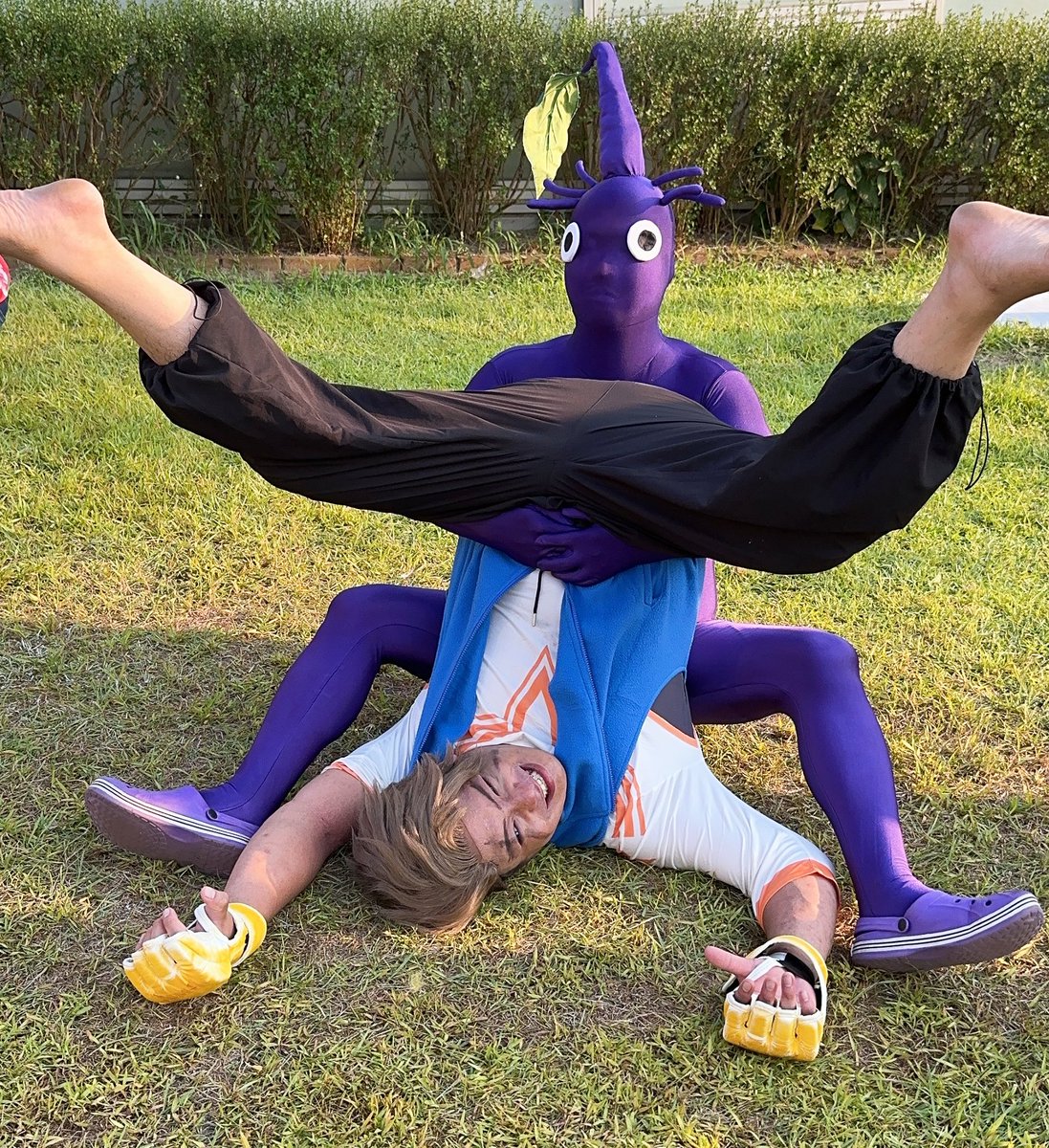 CrazyHangedMan's tweet image. ネタ有り

紫ピクミン

ち　　か　　ら　　も　　ち

K.O！！！！！！！！！！！

紫ピクミン　@ojiyajiya 

#コスサミ
#コスサミ2024
#ストリートファイター6
#スト6