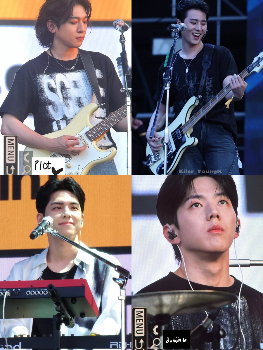 bassistadmirer's tweet photo. 240804 #DAY6 #λ°μ΄μμ€
DAY6 at 2024 Incheon Pentaport Rock Festival
(pics & vids are credited to the owners ππ»)
#Sungjin #μ±μ§ #YoungK #μμΌμ΄ #Wonpil #μν #Dowoon #λμ΄
#IPRF2024 #IncheonPentaportRockFestival #μΈμ²ννν¬νΈλ½νμ€ν°λ² #ννν¬νΈλ½νμ€ν°λ² https://t.co/apelyP02Km