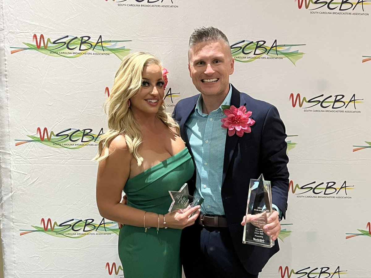 ChrisWRHI's tweet image. Extremely honored to be named SC Statewide Sportscaster of the Year! Thank you to everyone who listens to our broadcasts on @WRHI ! A special congrats to my friend @TheRobBrownShow on winning sports show of the year again (3 peat) its always an honor to compete with him!