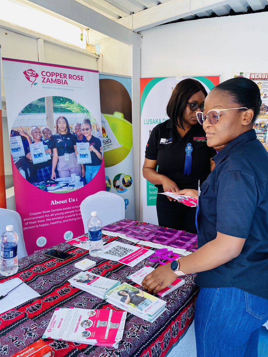 CopperRoseZM's tweet photo. Visit the #CRZ stand within the Ministry of Health stand near the main arena. Don’t miss out, visit us to learn about our impactful projects. #ACS #CRZ # Healthprojects https://t.co/JfoUfYKh1L