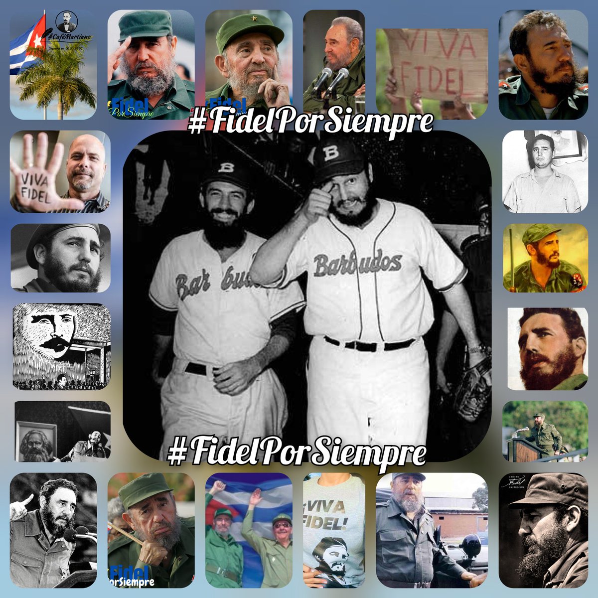 Buenos días 🇨🇺 #CaféMartiano
#CubaInspira es la cultura del deporte solidario y humanista que promovió Fidel:

"Sin Revolución no se habría podido soñar siquiera con desarrollar en nuestra Patria un gran movimiento deportivo".

#FidelPorSiempre