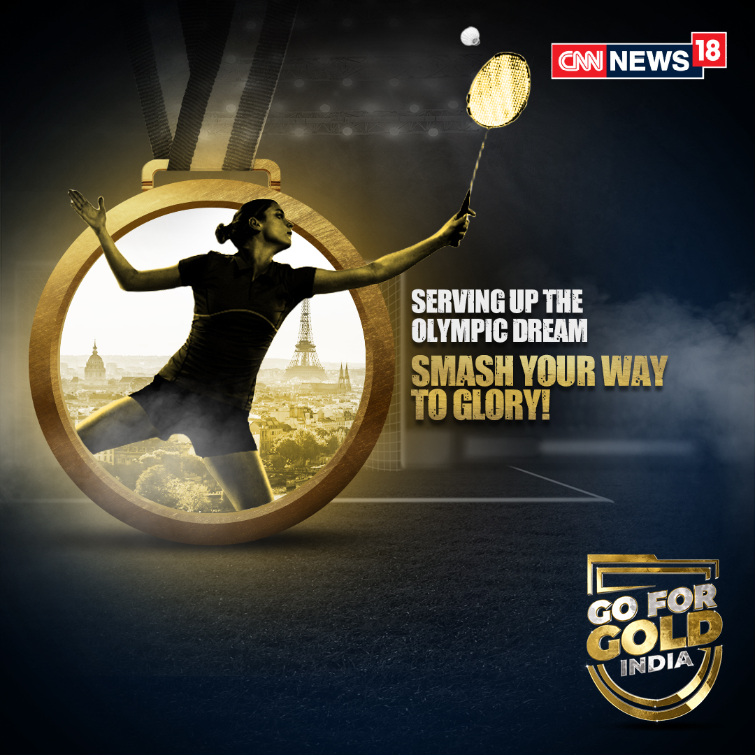 CNNnews18's tweet photo. As Lakshay Sen fights to secure a bronze medal at the Paris Olympics 2024 tomorrow at 6 PM, let’s cheer for every point and every rally, giving him the energy to win another medal for India.

#GoForGoldIndia #ParisOlympics2024 #TeamIndia #Badminton #ParisOlympics #Paris #France #GoIndia