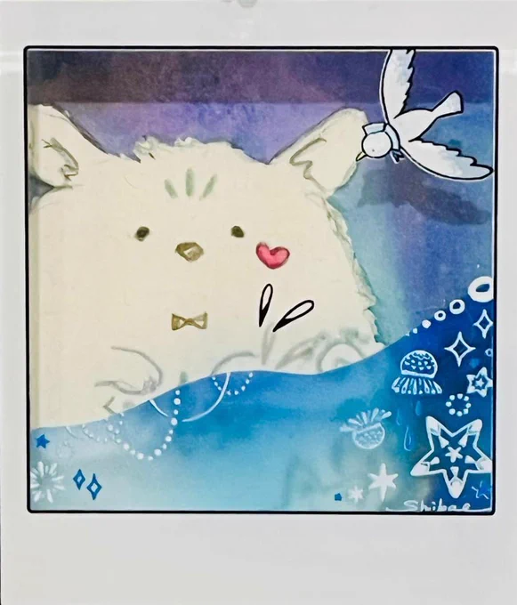 ねぇねぇ見てみて。
あきさんがアクキーに重ねて遊んでくれた画像をくれたんだけどめちゃめちゃ可愛い。 