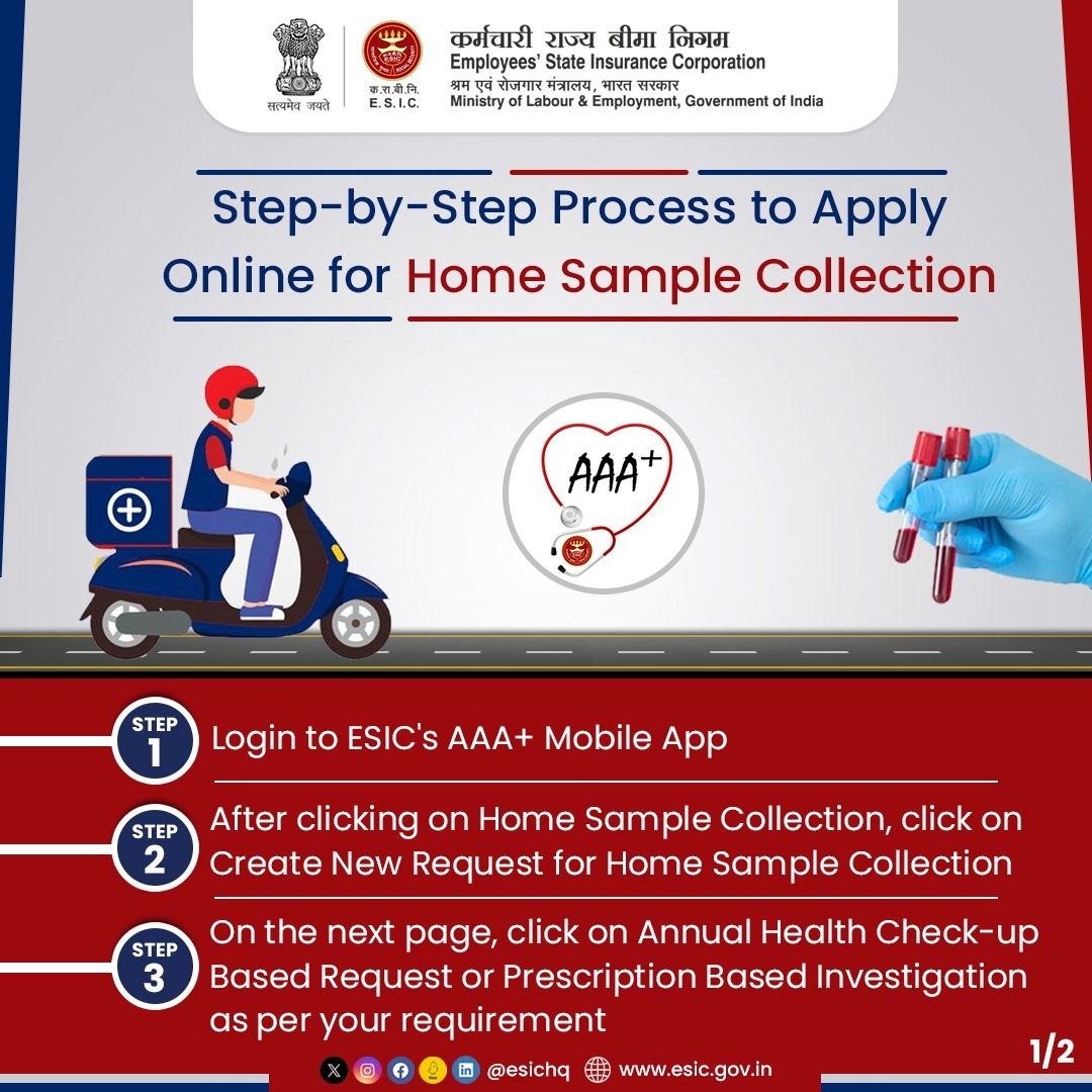 ESIC - Employees' State Insurance Corporation tweet media