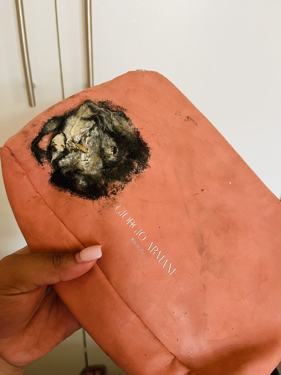 __Neesha_'s tweet photo. Lent out my bag to a friend ages ago, I was wondering why she kept giving me stories when I asked for it back. 

Went to her house today and guess what I found: ☹️💔 https://t.co/fWDfWYrADF