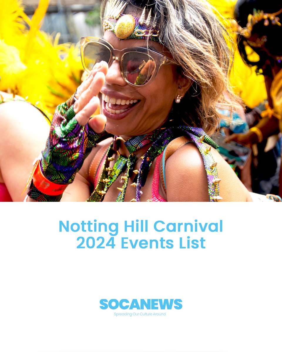 With Notting Hill Carnival 2024 just weeks away, our events list, powered by Bounty Rum, the Spirit of Carnival, is the most comprehensive guide to soca events in London during August.

Here are a couple of events you should be looking at. The Pre Carnival Soca Fitness Workout...