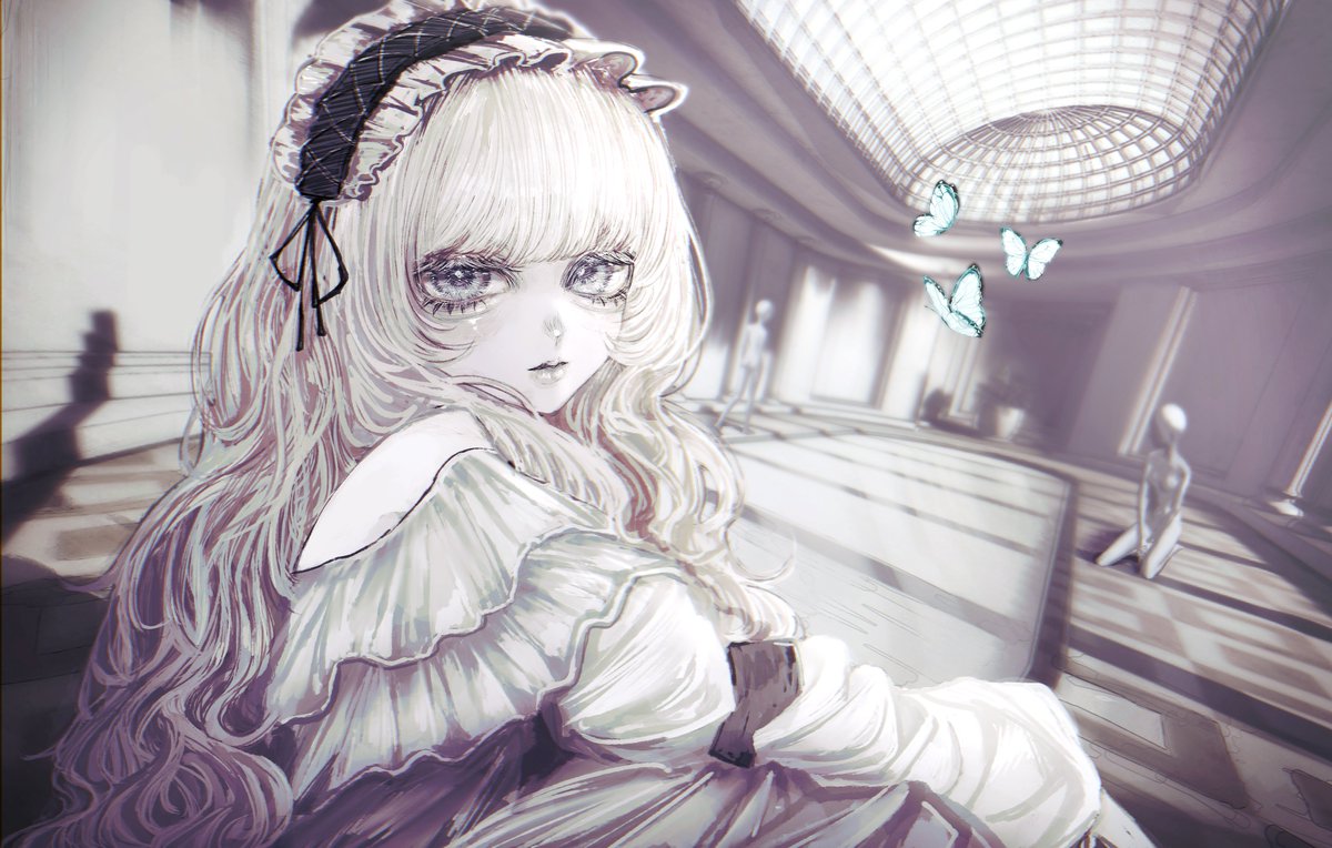 「Blanc 」|メユウ/meyU @個展3/25~5/14のイラスト