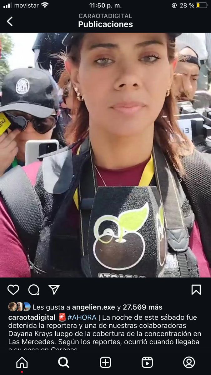 DolcceR's tweet photo. Detenida por estar haciendo su trabajo. Por favor compartan!!! https://t.co/XWx4nD8gYL