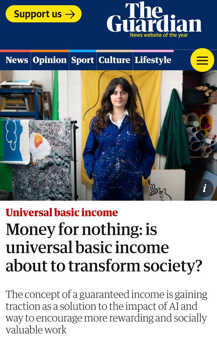 wideawake_media's tweet photo. Except universal basic income won't be "money for nothing". You'll need to jump through numerous dystopian hoops in order to be "eligible".  

First, you'll require a digital ID. Then, it'll only be paid out in the form of a CBDC. And forget about receiving any payments unless you're up-to-date with all the required injections, or if your social credit score is too low.

And once you've become dependent on it, you can kiss goodbye to free will and autonomy. The goal posts will be continually moved, in an ever more dystopian direction, and you'll have no choice but to comply, because how else will you buy food, or pay your rent?