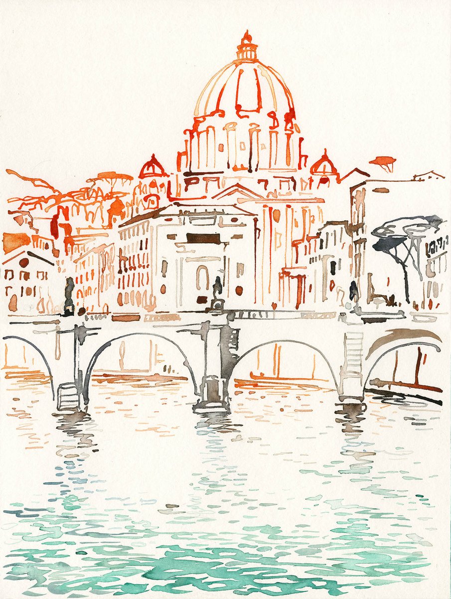 abstractsunday's tweet photo. More summer drawings from Rome &amp; Greece https://t.co/N9vEtRx6MR https://t.co/WOFdjpezx4
