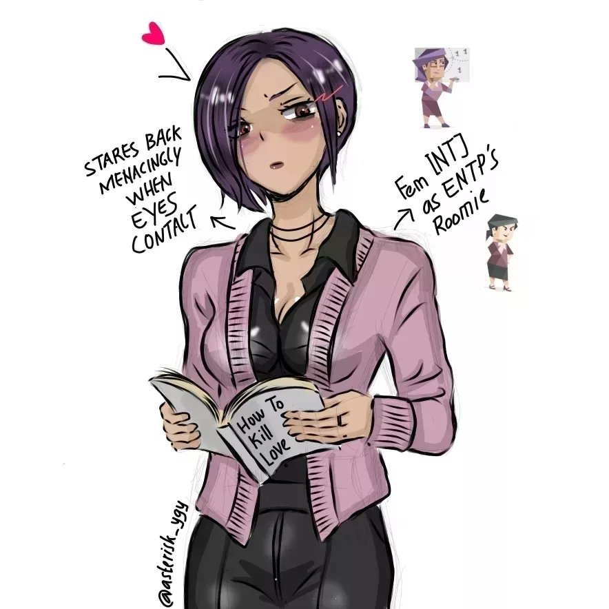 asterisk_ygy's tweet photo. "Shut up. Don't talk to me."-INTJ
(Meanwhile ENTP keep talking to INTJ and INTJ secretly enjoys it) ✨
Slide 2 n 3 has different book 👀
 
#entpxintj #intjxentp #mbti #mbtifanart  #mbtimemes #16Personalities #intj #entp #oc #fanart #mbtiship #femaleintj #femaleentp #asterisk_ygy https://t.co/UifF5rBSK1