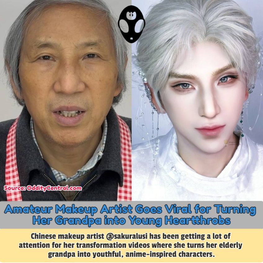 OddityCentral's tweet image. Looking at the photos below, you’re probably having a hard time believing that the guy on the left and the one on the right are the exact same person, especially knowing that they are 66 years old. 

odditycentral.com/art/amateur-ma… 

#amazingart #makeup #makeupart #cool #odditycentral
