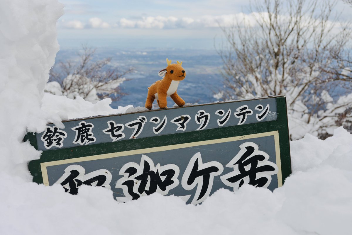 NARA_CK105's tweet photo. 暑気払い投稿☃️

日時 2023/1/28
場所 #釈迦ヶ岳 #鈴鹿 #三重

僕の大好きな #鈴鹿セブンマウンテン

僕にとっての最後の一座は #釈迦ヶ岳 に登りました！

しっかり🦌無線もしましたよ〜。 https://t.co/zxJXXDvoeb