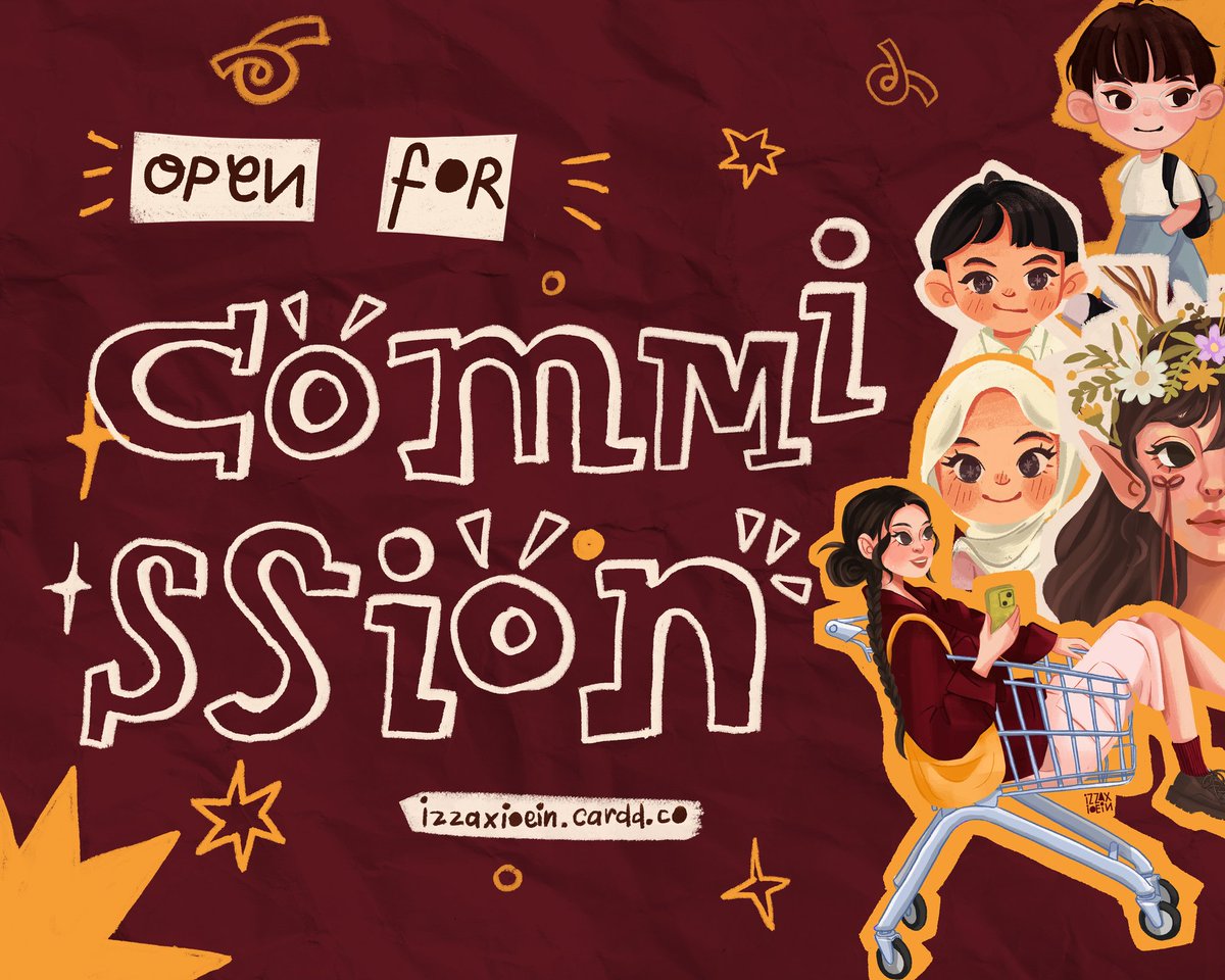 luneizza's tweet photo. '*•.¸ Commissions Open ¸.•*'
[likes or shares highly appreciated]

✩International comms : https://t.co/sFNuKpzQxf
✩INA comms : https://t.co/AW9uy9NmkR

Please contact me if any further inquiries or question! <3

#VGenComms #Commission #art https://t.co/1Oaatgx6sE