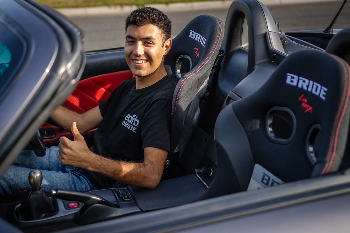 Driving Precisely New Seats! Thanks Team BRIDE for supporting me in my car adventures too ...