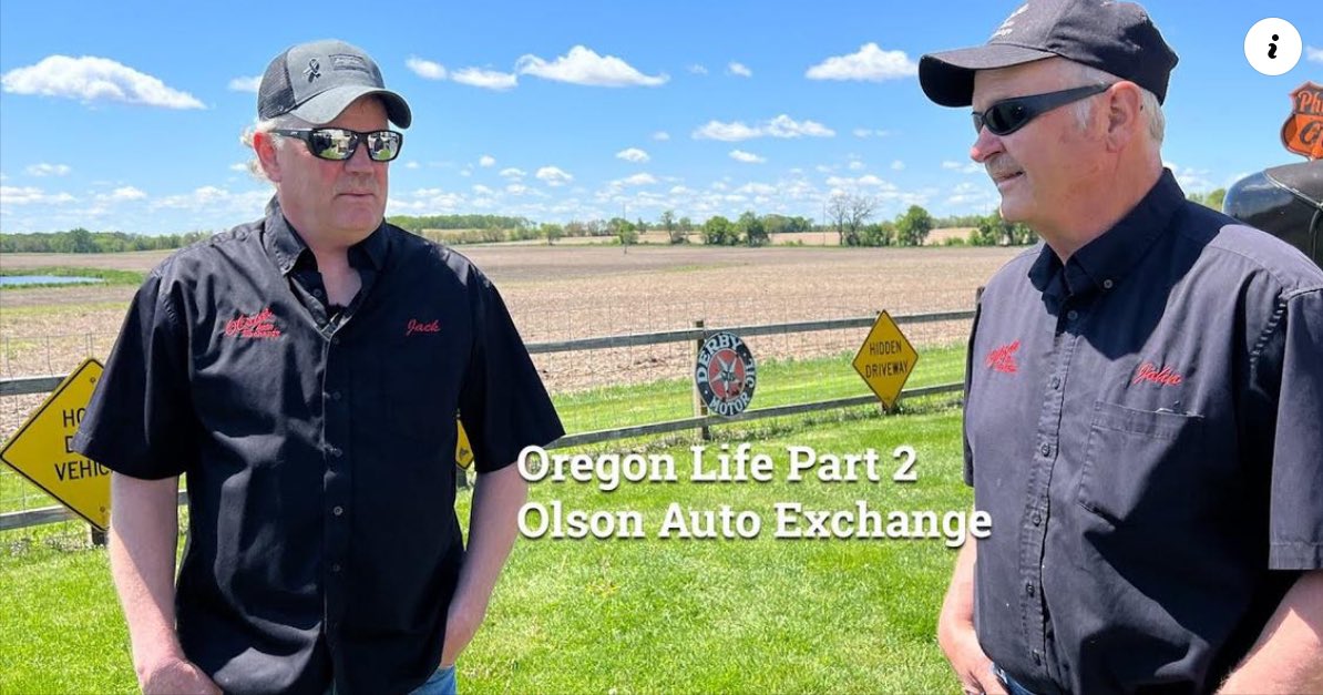 frankgcaruso's tweet image. #OregonLife Olson Auto Exchange Part 2 
VIDEO: youtu.be/jFdJf2ulu80
John and Jack Olson of #OlsonAutoExchange are back. They have been under the hood for over 45 year. Meet some #ModelA #Cars
#OCAMedia  Thank you @torhorst_associ