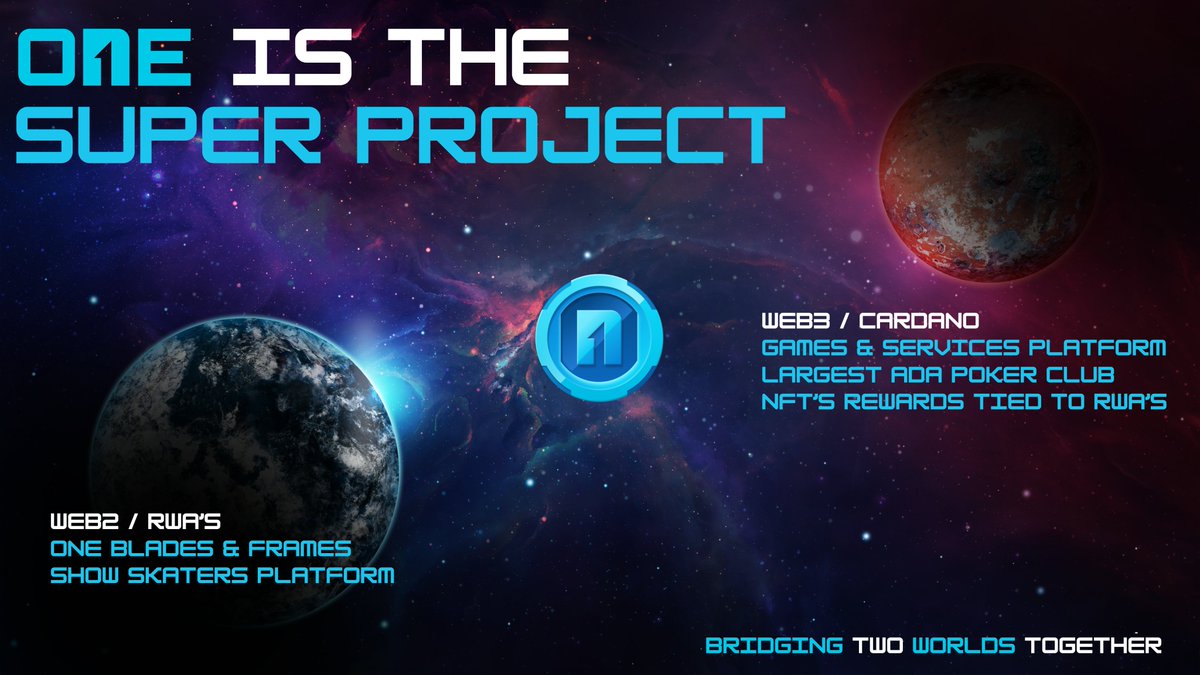 THE ONE THREAD 🧵

Here is all the information you need to understand why ONE will be The Super Project.