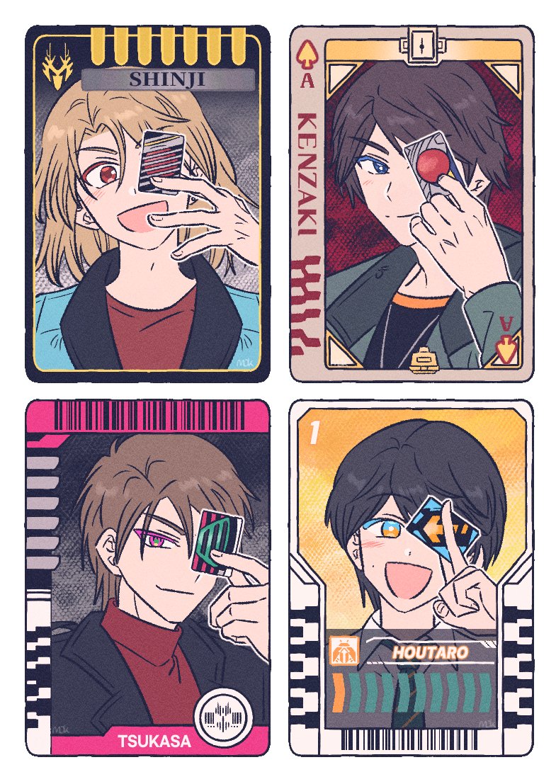 24.08.04
仮面ライダー in カード
#龍騎 #ブレイド #ディケイド #ガッチャード 
