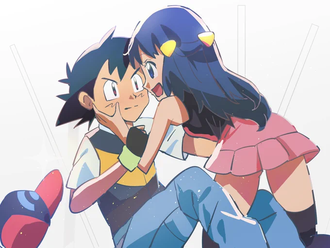 ヒカリ「いま、ドキっとした・・・?」 サトシ「あぁ・・・」 サトヒカはいいぞ(布教) #サトヒカ #アニポケ #anipoke #ポケモン #Pokemon