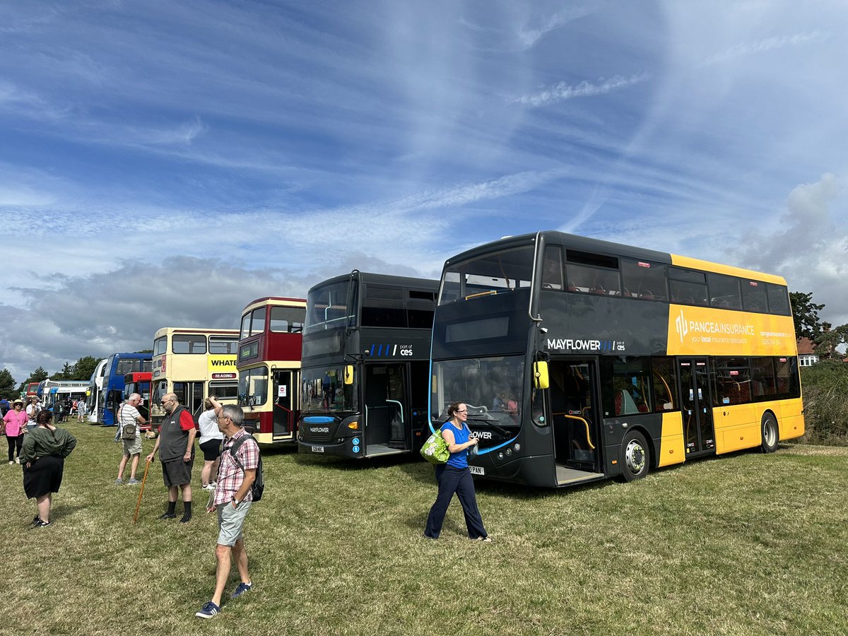 We’re at the Provincial Society Stokes Bay Bus Rally in #Gosport today along with a wide range of other operators and private owners. It’s a great family day out and absolutely free of charge - ideal to let the kids explore buses and coaches old and new. We’re here until 4pm