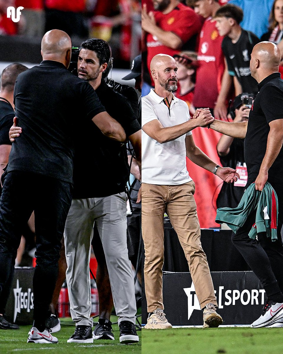 Beaten Arteta's Arsenal &amp; Erik ten Hag's Man Utd ✅

Arne Slot isn't playing.