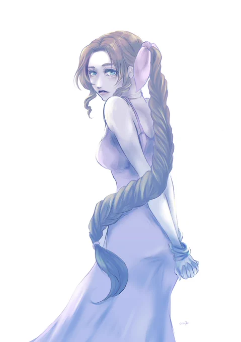 お絵描きリハビリでエアリス 