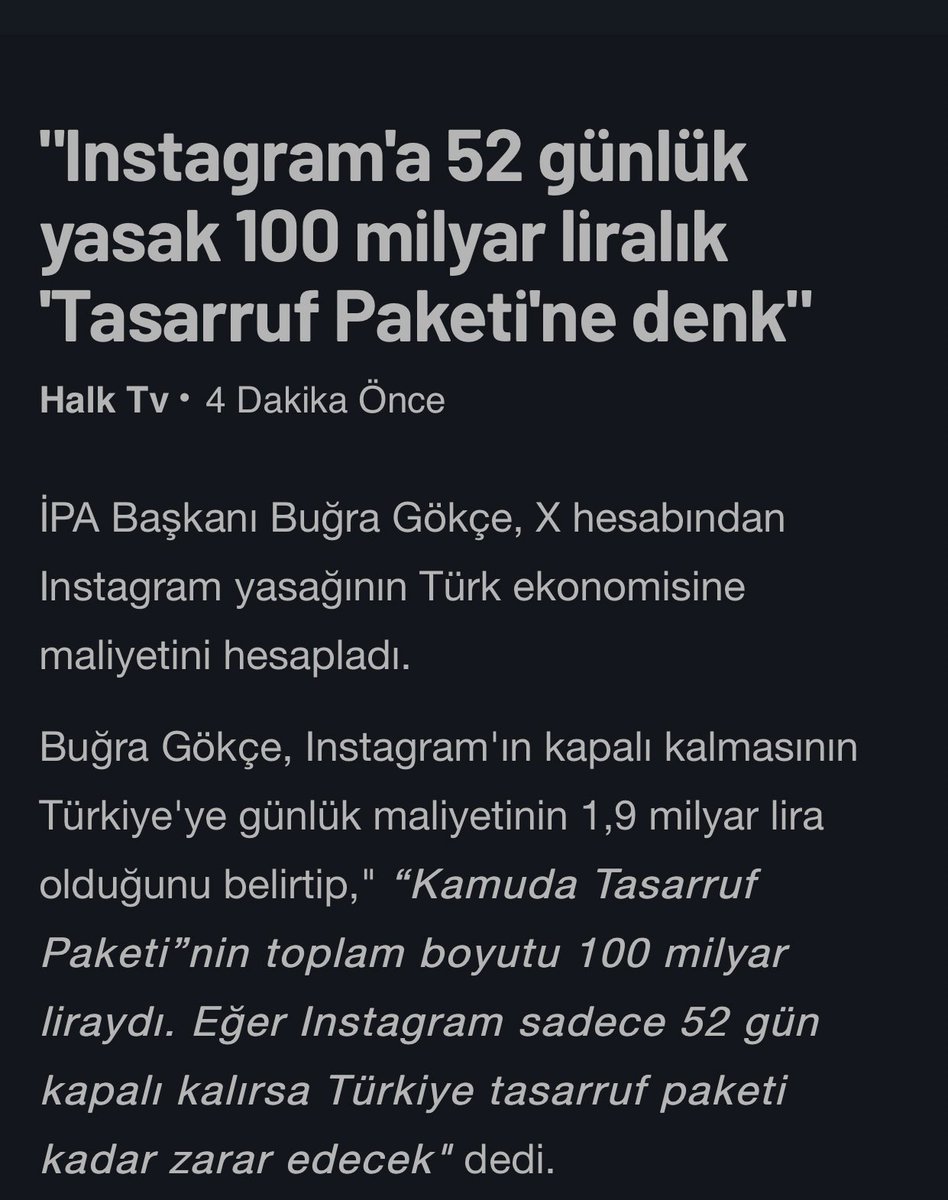 #INSTA yasağı Türkiye'yi her geçen gün yoksullaştırıyor.!  #erisimyasağı