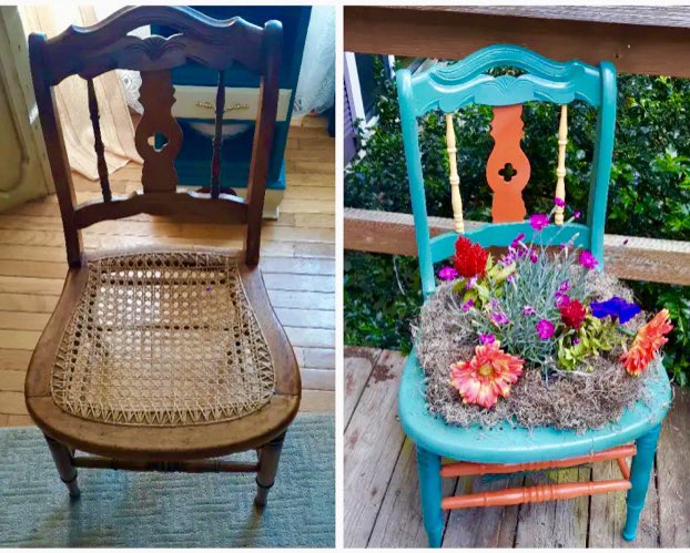 RonnieLewis4's tweet photo. #refinish #repurpose #garden #summer2024 #flowers #floral #paint #vintage #vintagefirniture #chalkpaint 
https://t.co/89WjxjZsGY https://t.co/i77GFTmjPG