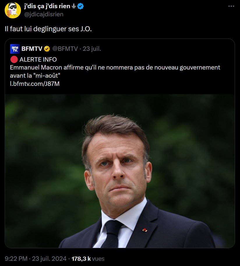 RiboDansLaSauce's tweet photo. Ça fait plus d'un an qu'il fait des tweets anti-JO bien radicool bien tap-in pour au final retourner sa veste du jour au lendemain et se transformer en fervent supporter 🤡 
A dérouler 👇 (1/5) https://t.co/g6YxxJ248G