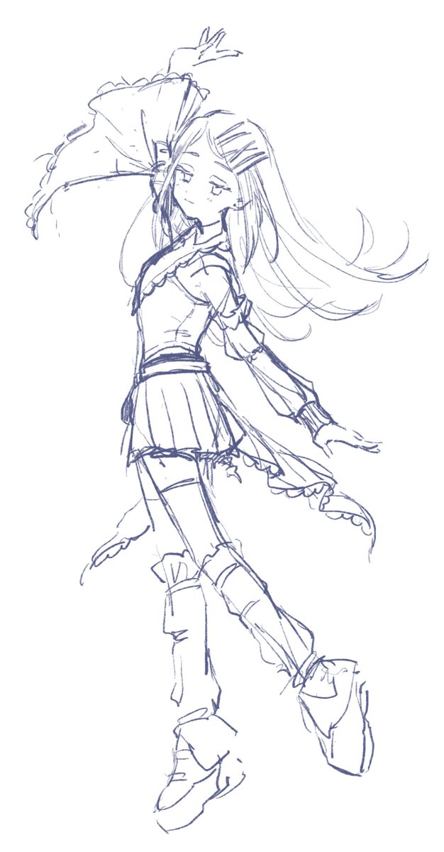 blskで上げてた最近の手癖描き物 