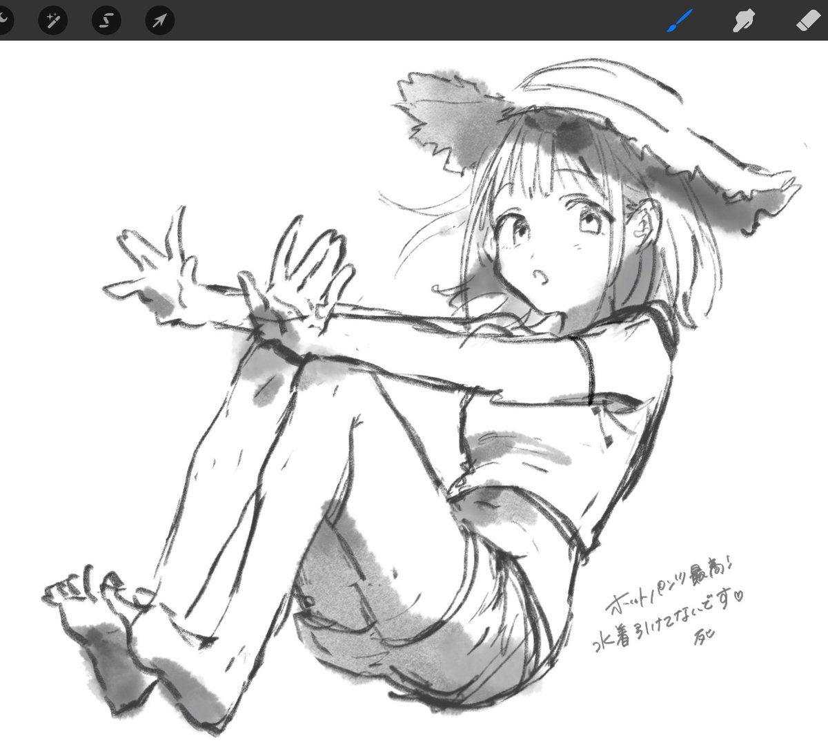 blskで上げてた最近の手癖描き物 