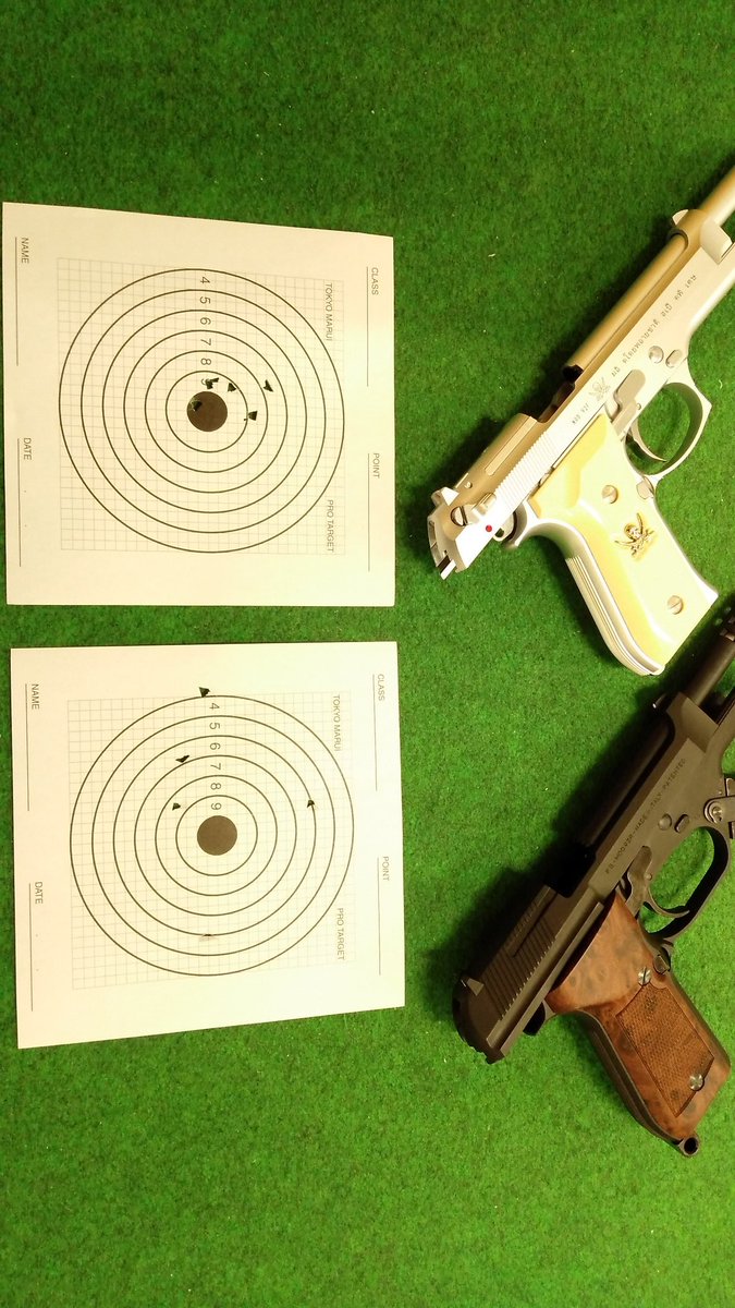 KURONEKO_YZ's tweet image. 10mでKSCのM93Rとソードカトラス撃ち比べ！3バーストかロングバレルか？っていう動画を作ろうかな（笑）ちなみに今晩の動画は【炎天下でソードカトラス】です！#ソードカトラス　#M93R #KSC